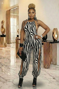 Untamed Energy Side-Slit Jumpsuit