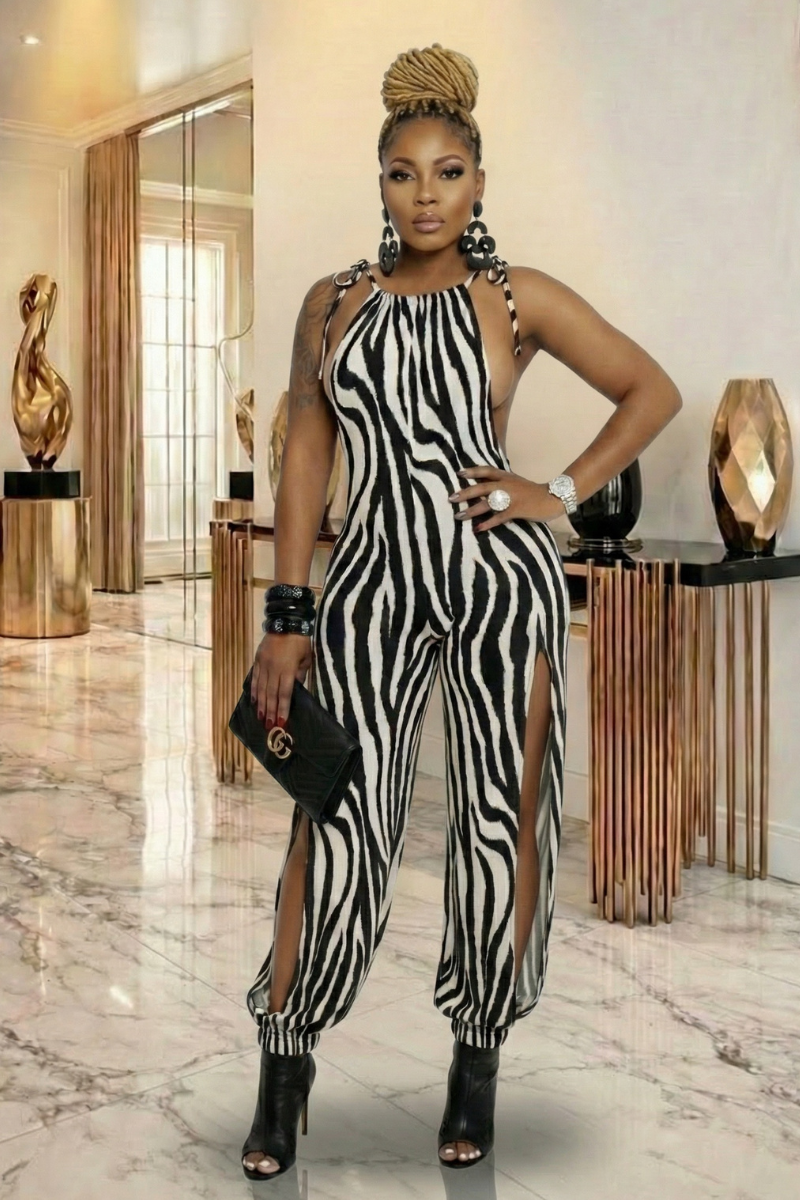 Untamed Energy Side-Slit Jumpsuit