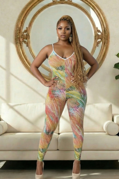 Vivid Strokes 2-Piece Maxi Set