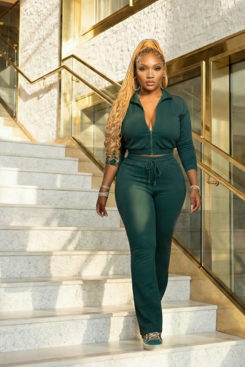 Emerald Motion Zip Set