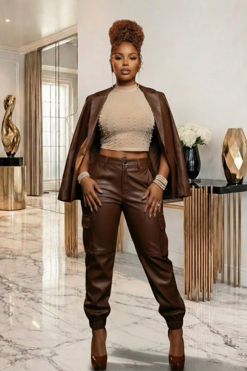 Midnight Drip Pearl Mesh Top