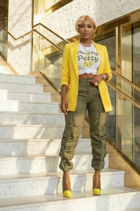 Utility Luxe Ruched Pants