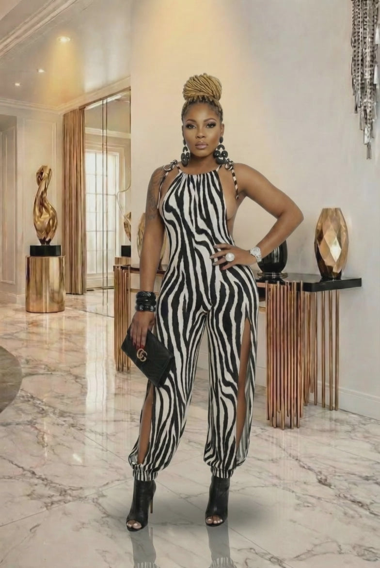 Untamed Energy Side-Slit Jumpsuit