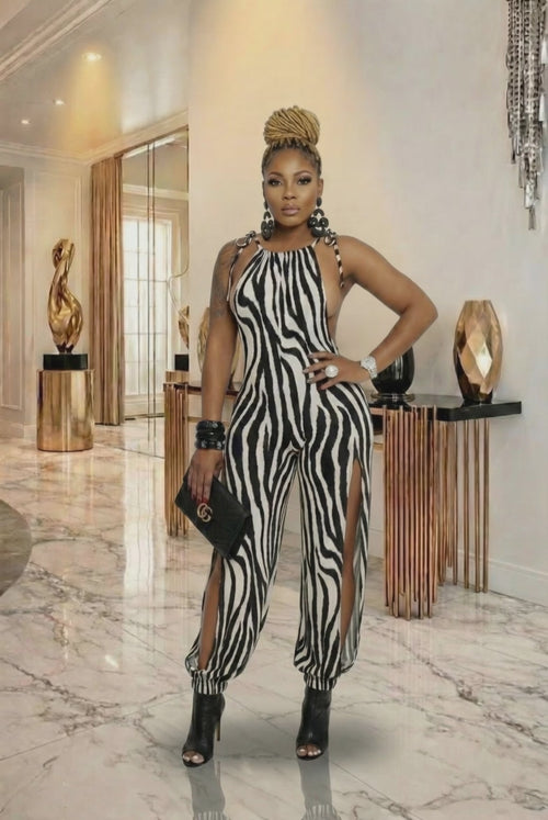 Untamed Energy Side-Slit Jumpsuit